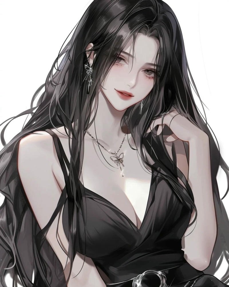 ảnh anime girl lạnh lùng cá tính lung linh