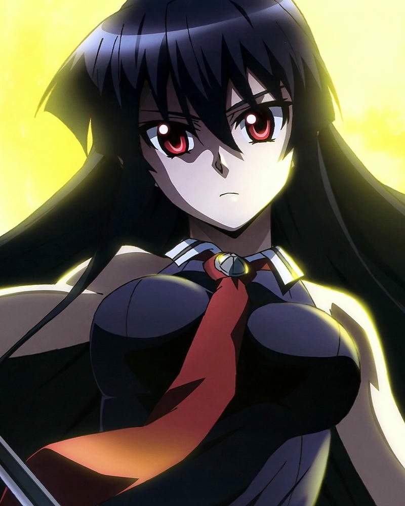 ảnh anime nữ cầm kiếm chiến binh