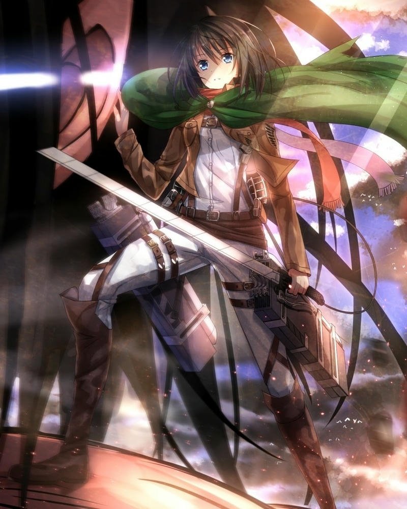 ảnh anime nữ cầm kiếm nổi bật ngắn