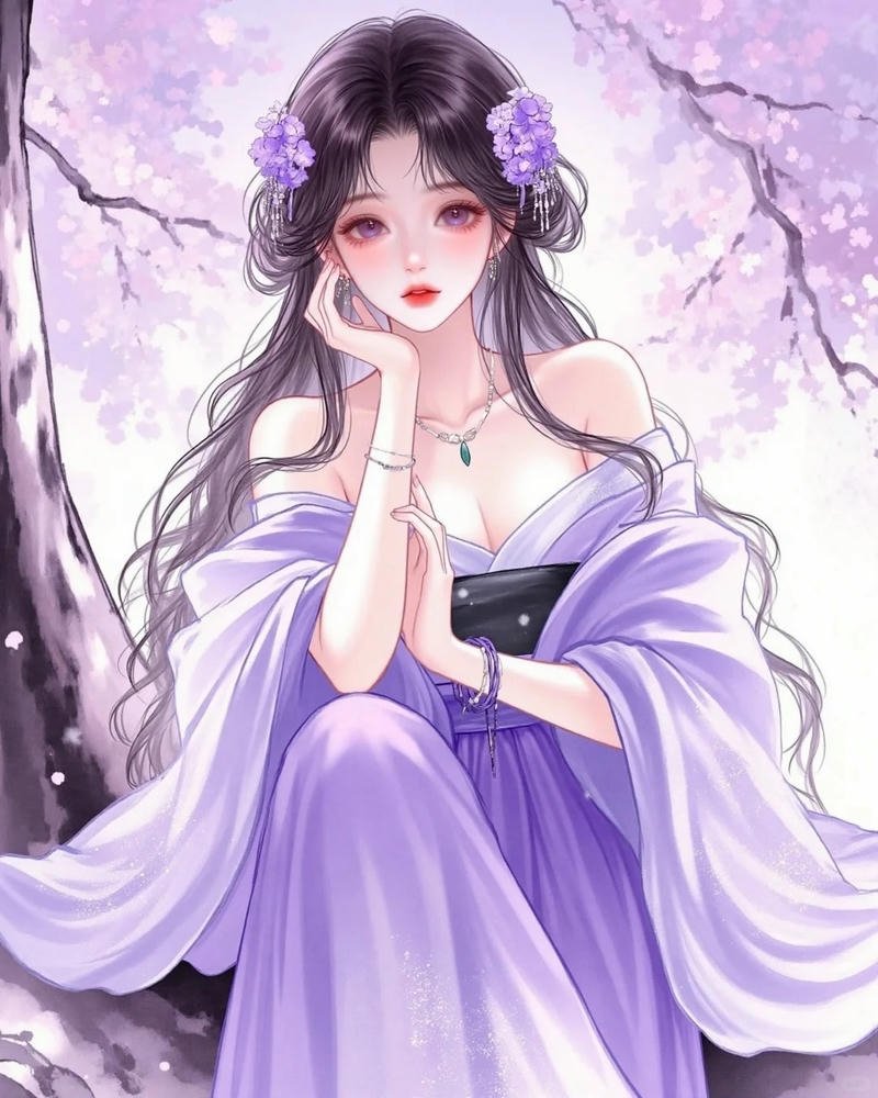 ảnh anime nữ cổ trang cổ điển