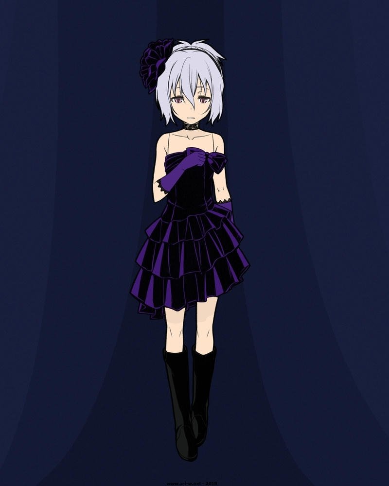 ảnh anime nữ tóc ngắn dịu dàng