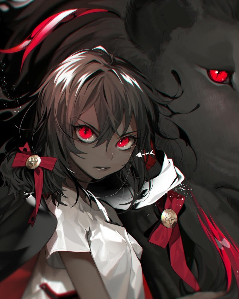 ảnh anime nữ tóc ngắn trong trẻo