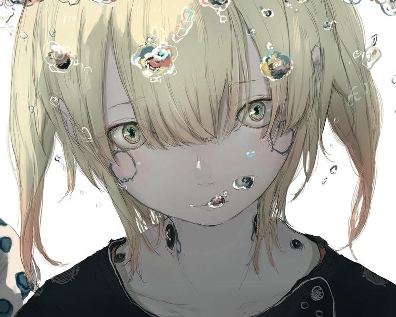 ảnh anime tóc vàng full hd