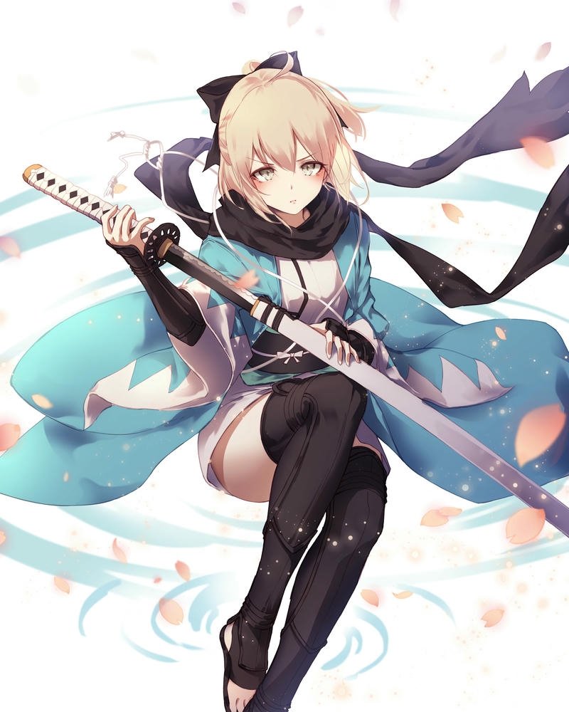 ảnh anime tóc vàng nổi bật art