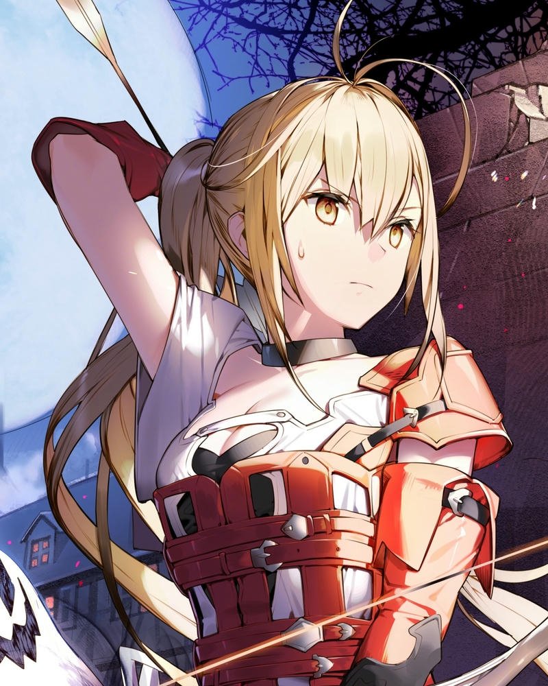 ảnh anime tóc vàng phong thái