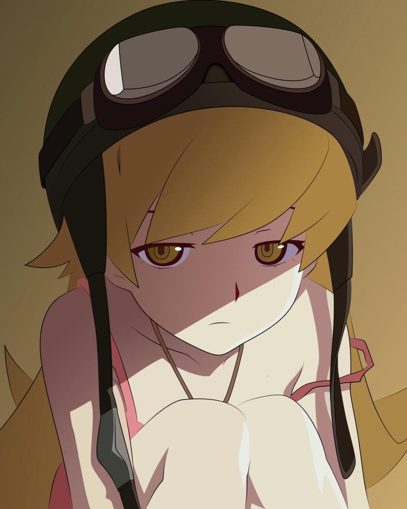 ảnh anime tóc vàng tạo dáng