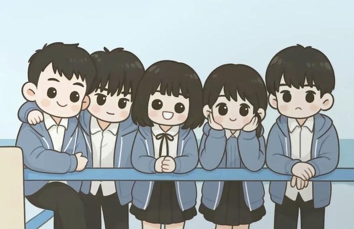 ảnh avatar nhóm 5 người thân thiết