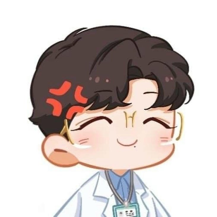 ảnh bác sĩ chibi giận dữ dễ thương