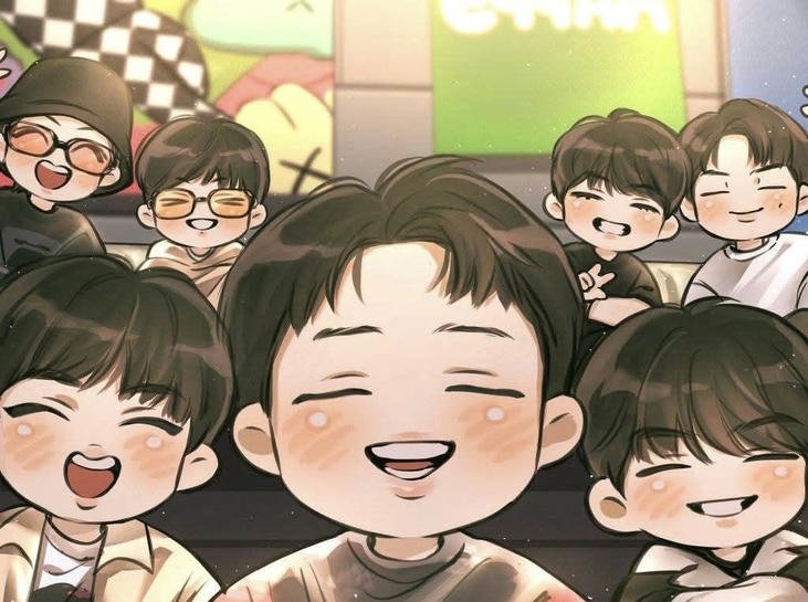 ảnh bts chibi lung linh sắc màu