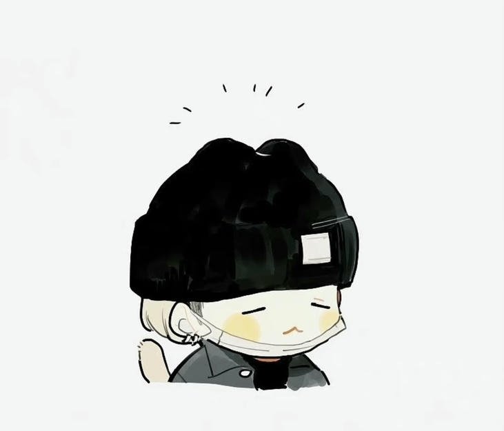 ảnh bts chibi minh họa nhẹ nhàng