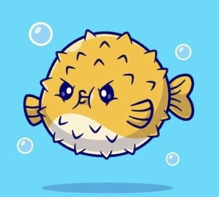 ảnh cá chibi hình tượng sinh động