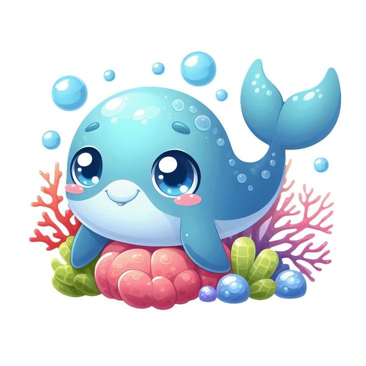 ảnh cá chibi sắc nét sinh động