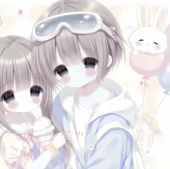 ảnh cá tính avatar đôi anime ngầu chất mạnh