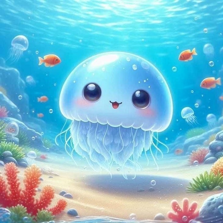 ảnh chibi con vật hình vẽ đáng yêu