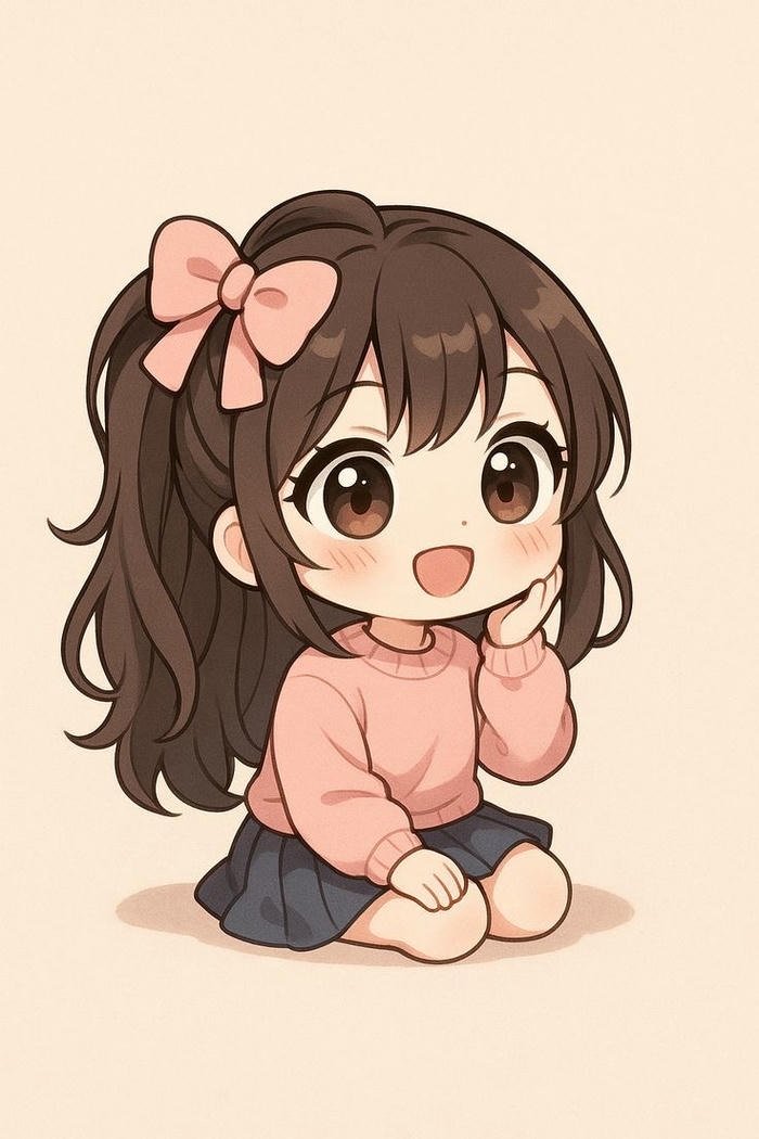 ảnh chibi hoạt hình đáng yêu mắt to