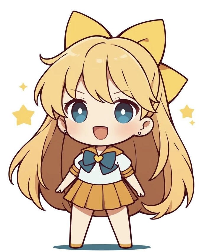 ảnh chibi hoạt hình đáng yêu nhẹ