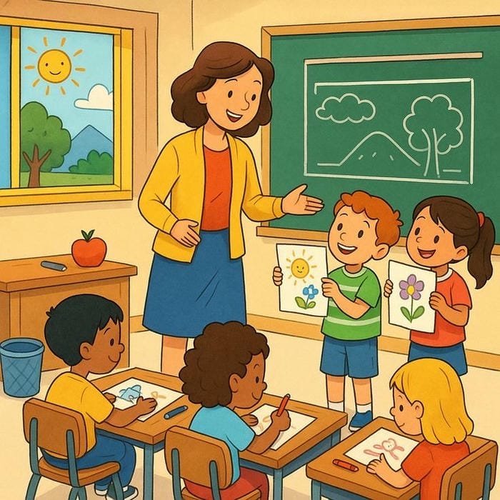 ảnh cô giáo chibi đẹp nhất