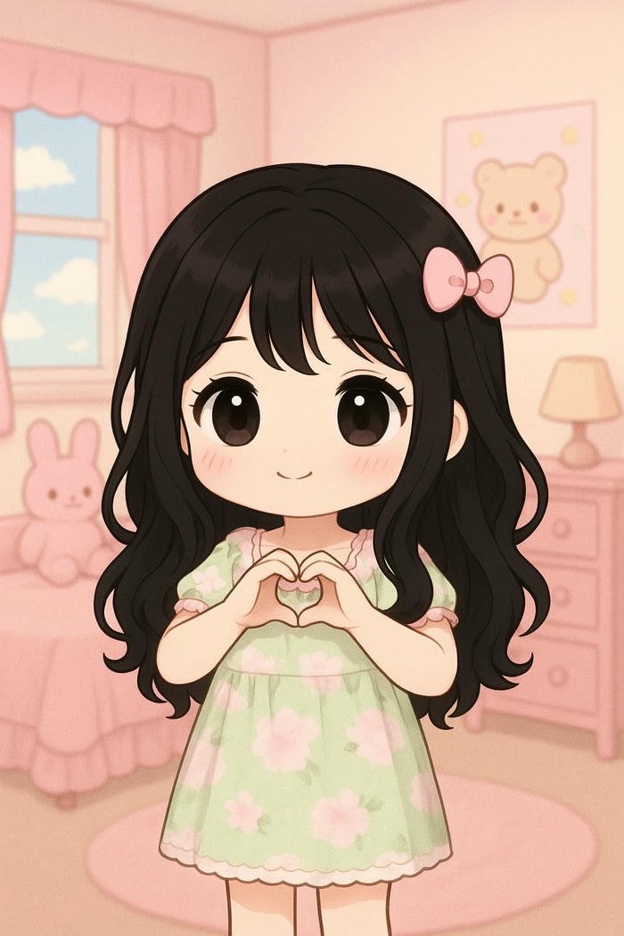 ảnh em bé chibi mềm mại