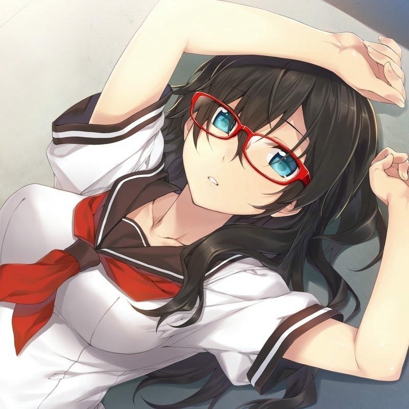 ảnh lung linh ảnh anime đeo kính