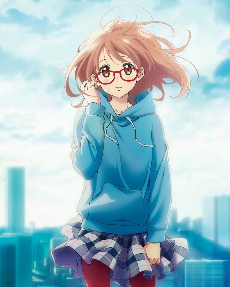 anime đeo kính ảnh rực rỡ