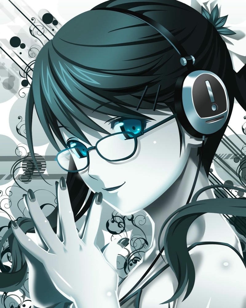 anime đeo kính ảnh sắc nét