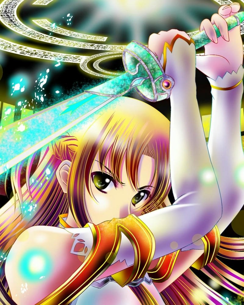 anime nữ cầm kiếm cool ngầu