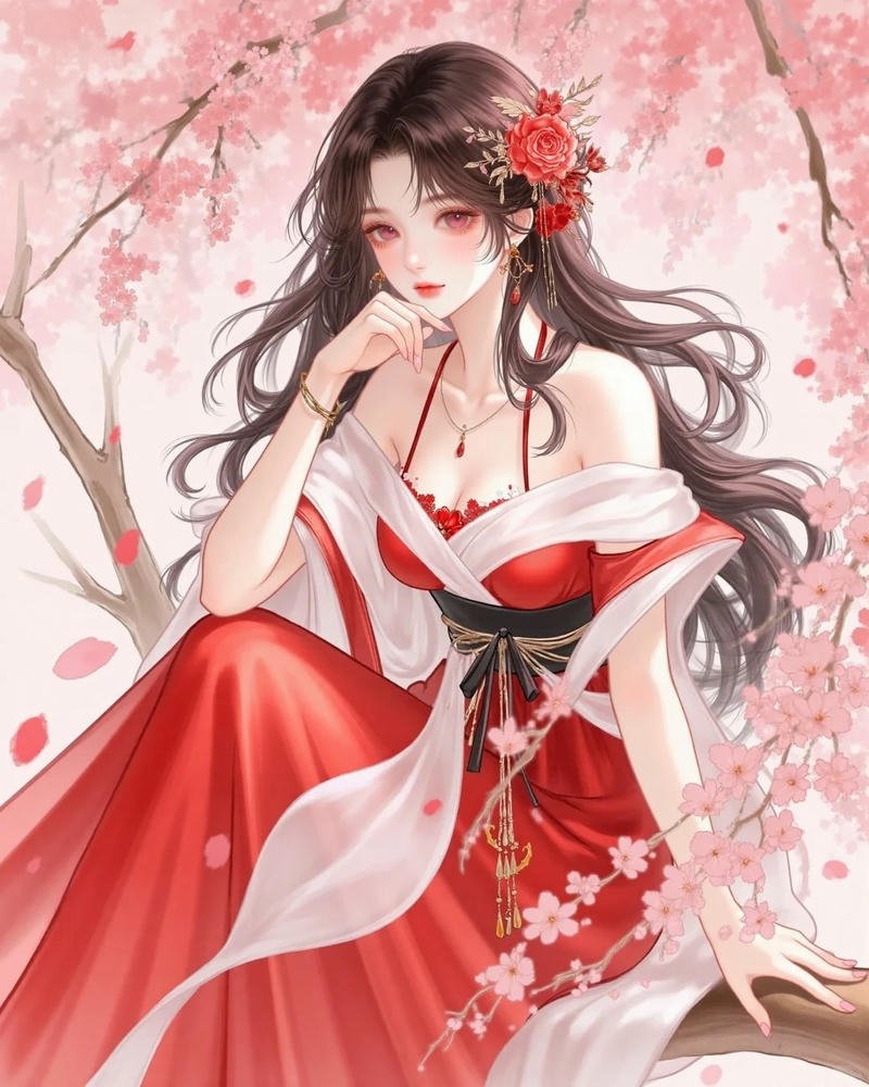 anime nữ cổ trang huyền bí