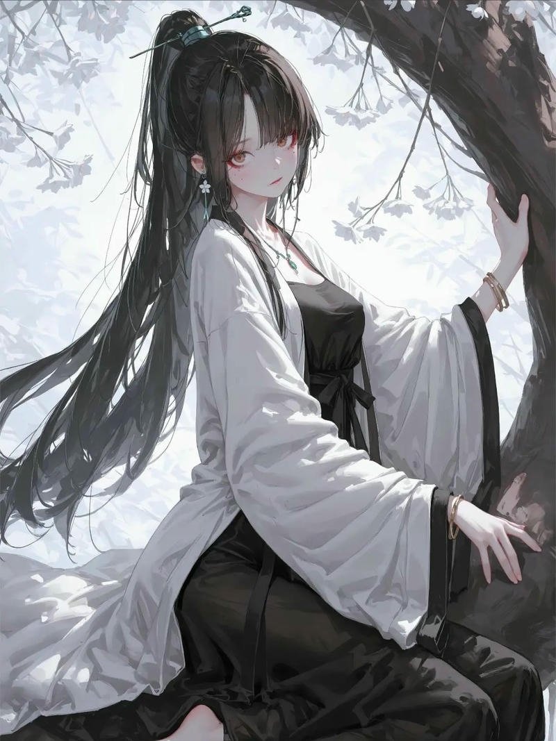 anime nữ cổ trang lung linh