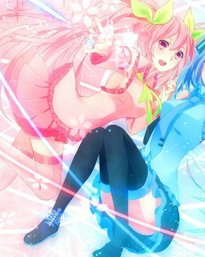 anime nữ tóc hồng đẹp