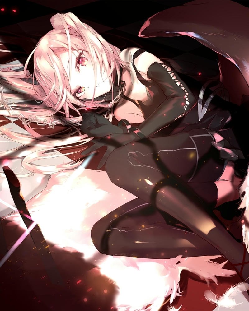 anime nữ tóc hồng xinh