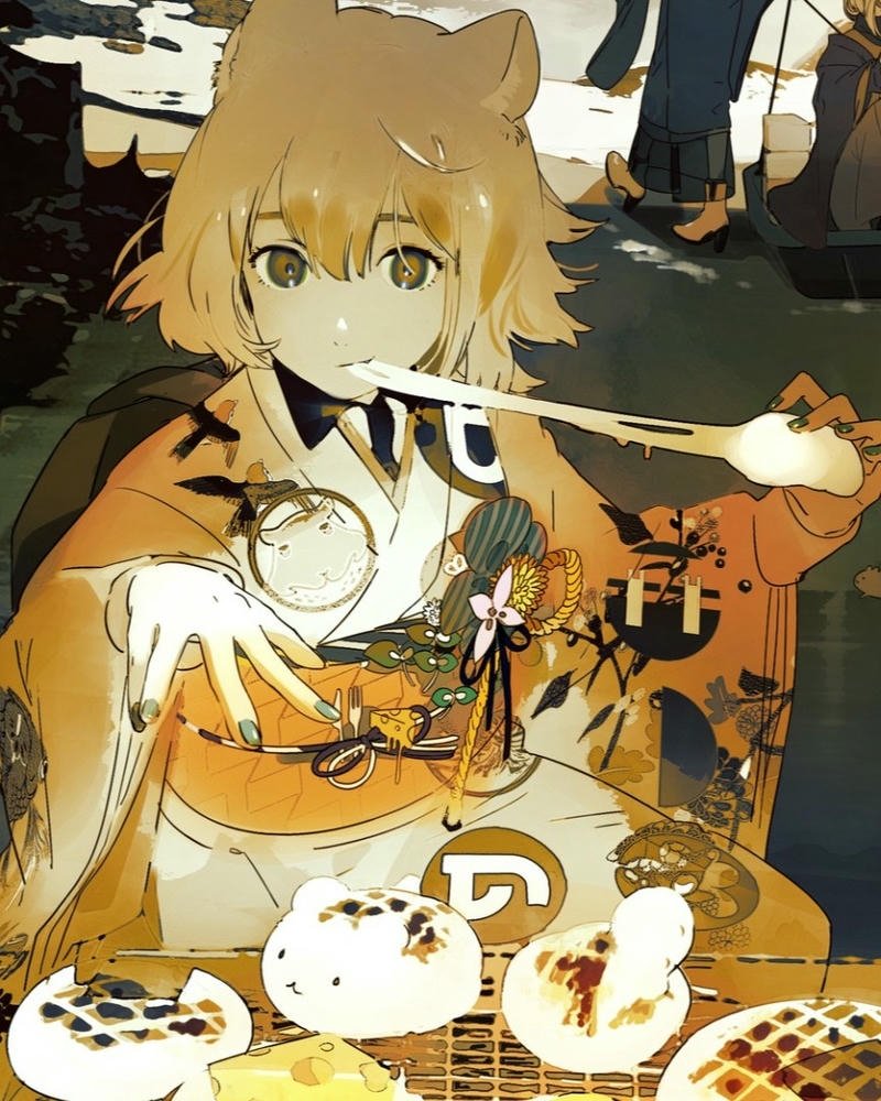 anime nữ tóc ngắn nhẹ nhàng