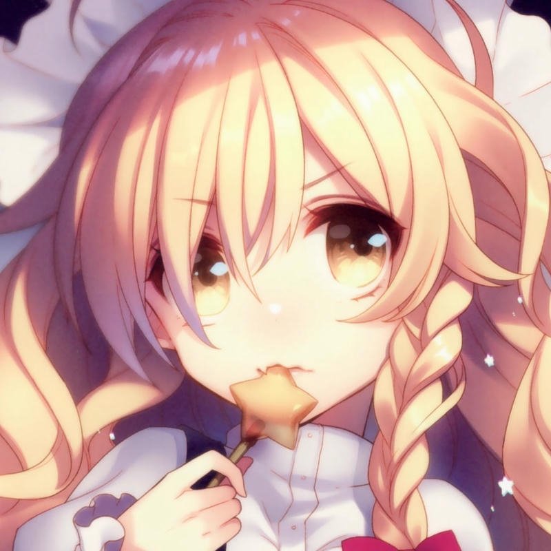 anime tóc vàng dễ thương