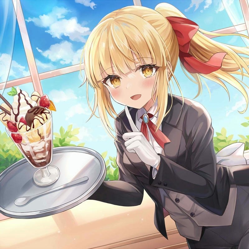 anime tóc vàng đẹp mắt