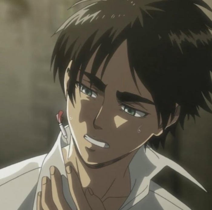 avatar anime eren cảm xúc nhẹ