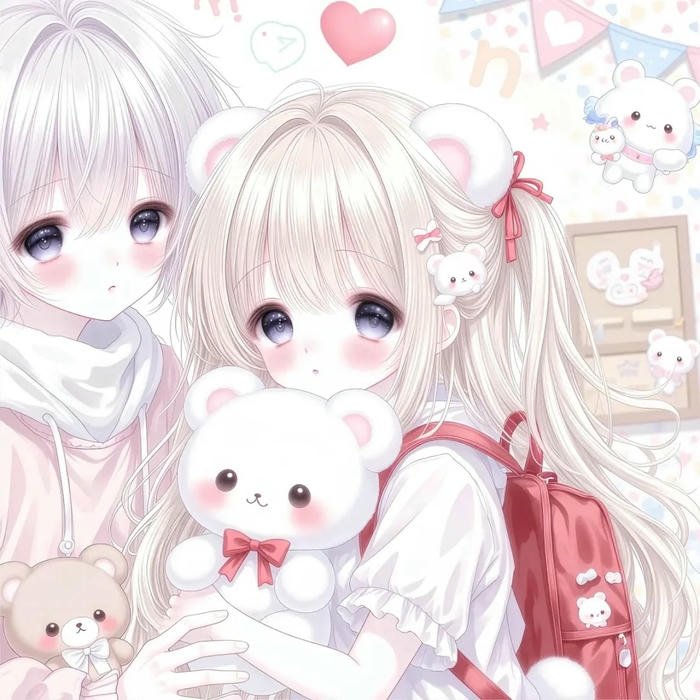 chất hình avatar đôi anime ngầu cuốn hút (2)