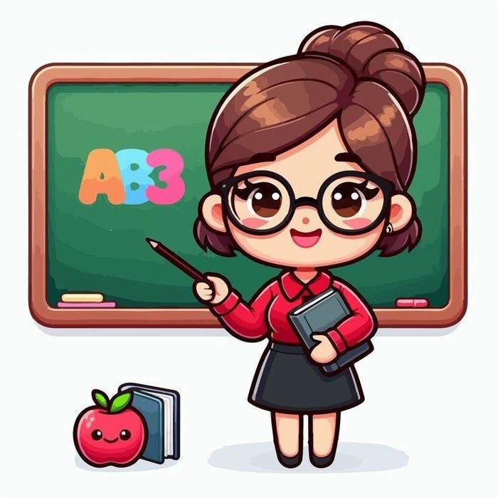 cô giáo chibi dễ thương đẹp