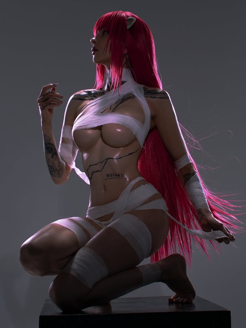 cosplay vú to tạo dáng chuyên nghiệp cuốn hút