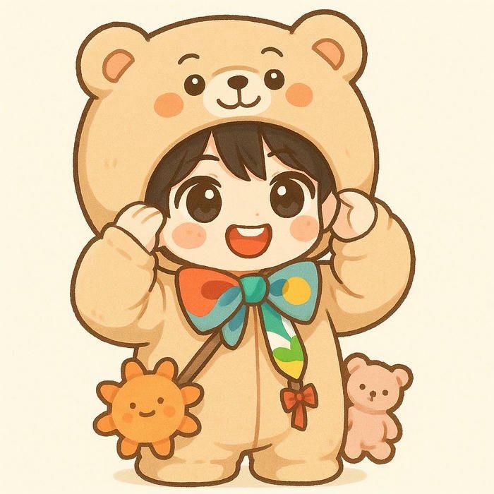 em bé chibi mặc đồ đáng yêu