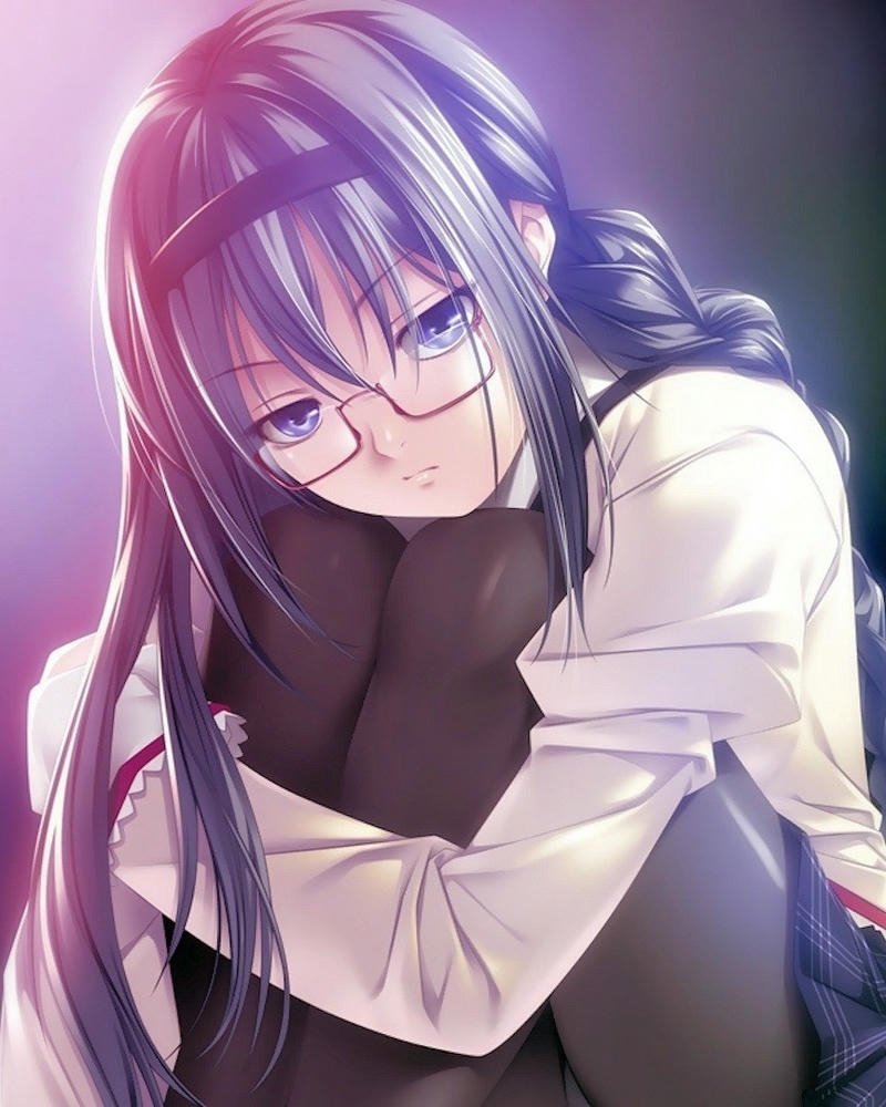 hình ảnh anime đeo kính cá tính