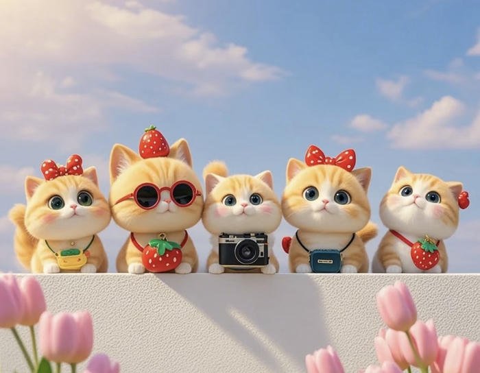 hình ảnh avatar nhóm 5 người cute