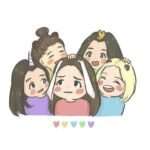 hình ảnh avatar nhóm 5 người đáng yêu