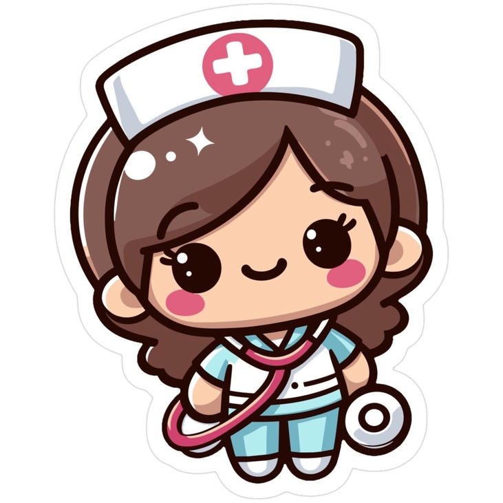 hình ảnh bác sĩ chibi gương mặt dễ mến