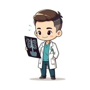 hình ảnh bác sĩ chibi tạo cảm giác an toàn