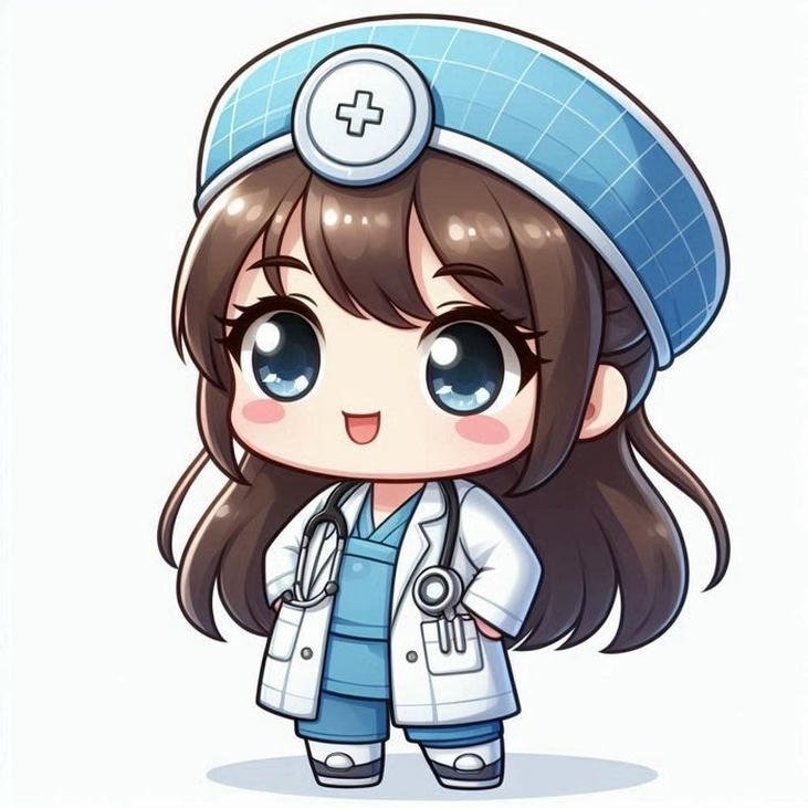 hình ảnh bác sĩ chibi tạo cảm giác tin tưởng
