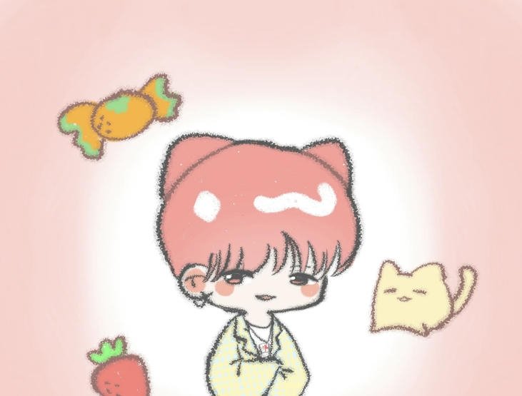 hình ảnh bts chibi ấm áp