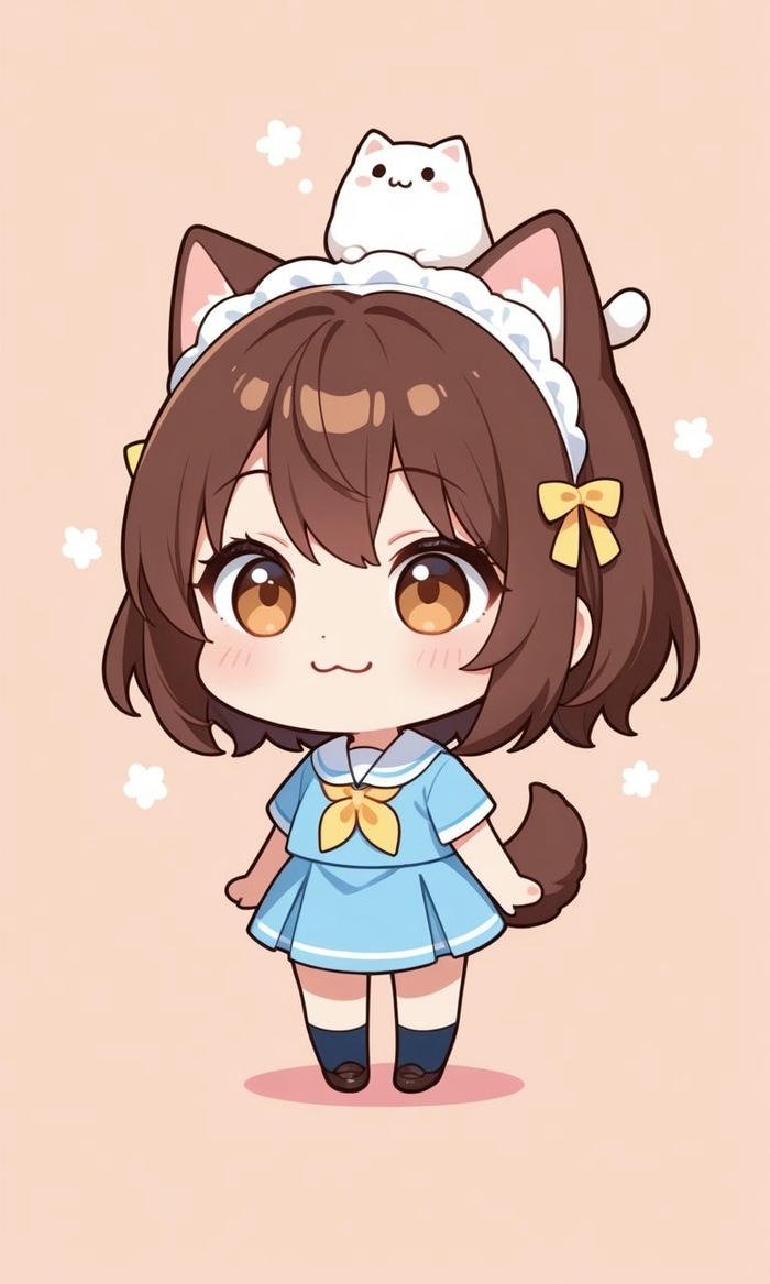 hình ảnh chibi tạo hình dễ thương