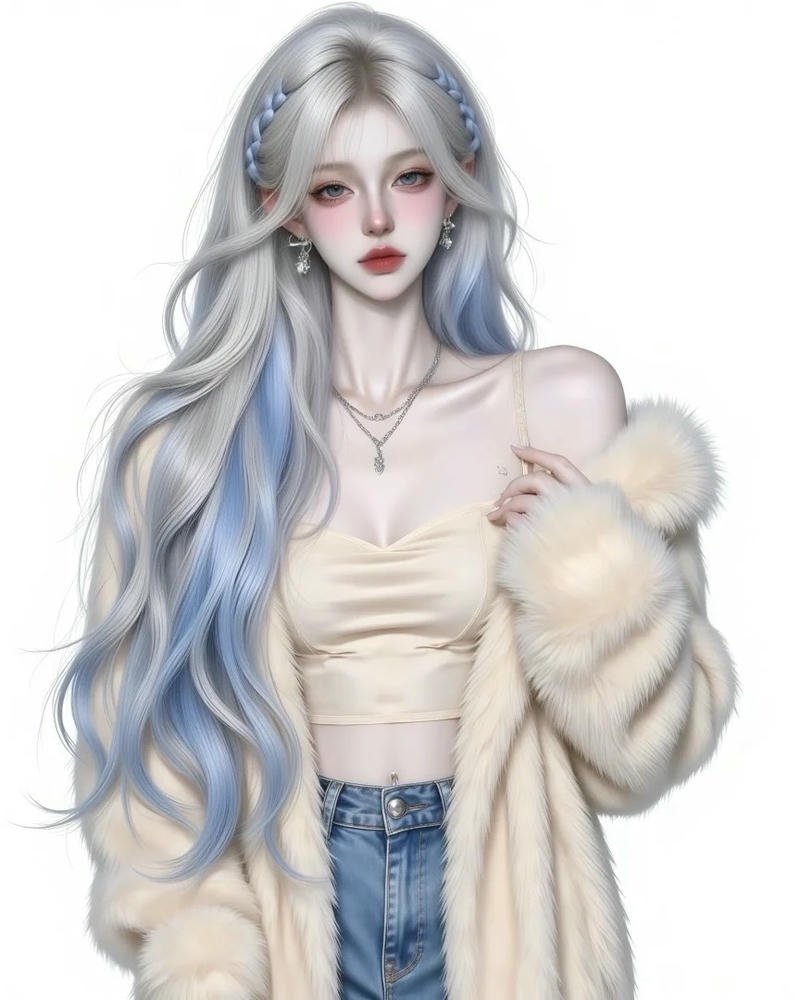 hình anime girl lạnh lùng cá tính dễ thương