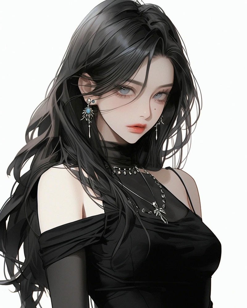 hình anime girl lạnh lùng cá tính nhẹ