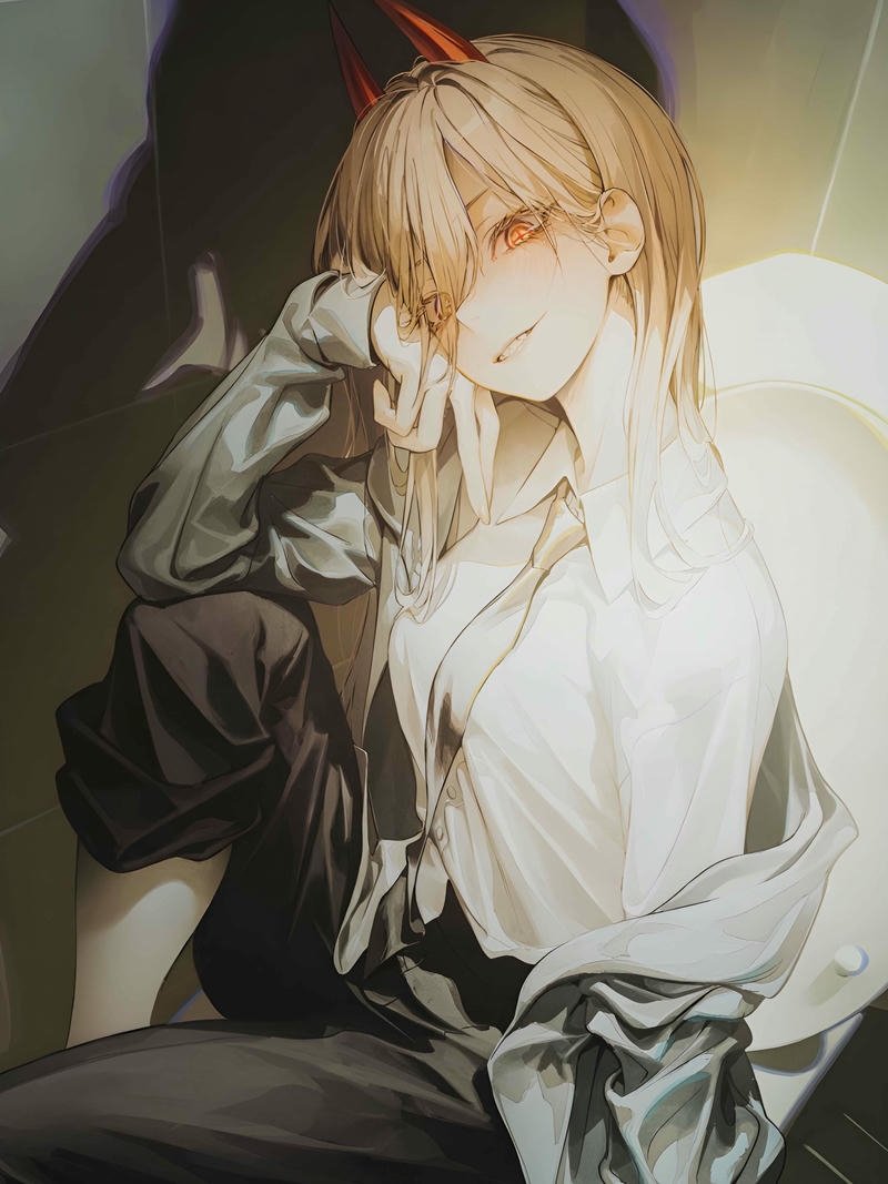 hình anime tóc vàng cực đẹp