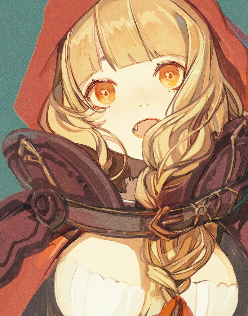 hình anime tóc vàng góc nghiêng